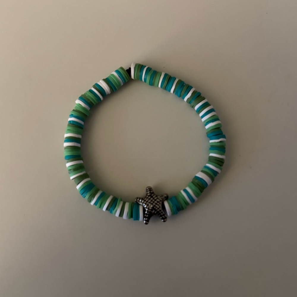 HANDMADE STARFISH CHARM BRACELET